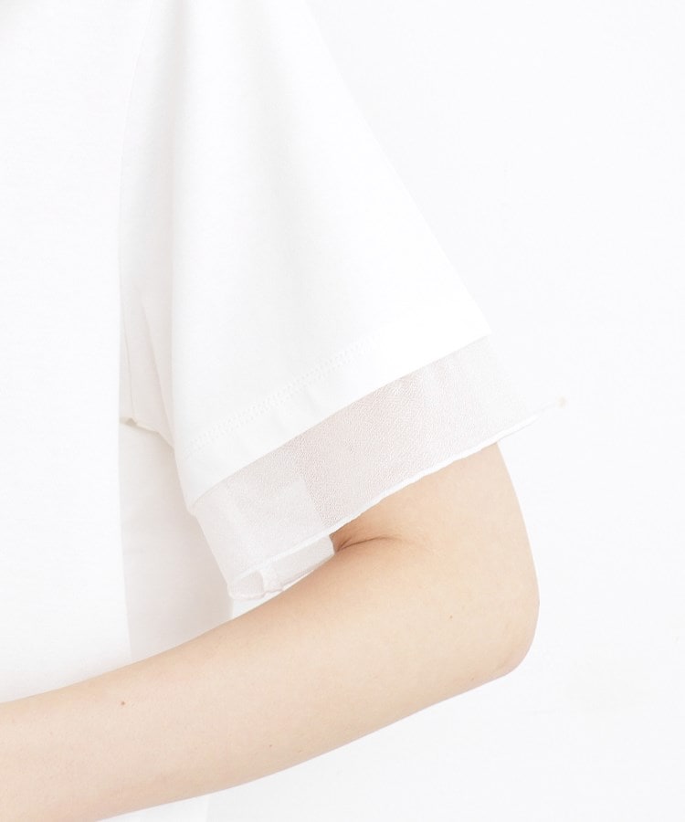 ザ ショップ ティーケー（ウィメン）(THE SHOP TK(Women))の【7.16新色入荷/UV/接触冷感/洗濯OK/毛玉になりにくい】袖シアーTシャツ6