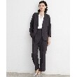 ザ ショップ ティーケー（ウィメン）(THE SHOP TK(Women))の【イージーケア/洗濯機OK】ノーラペル9分袖ジャケット3