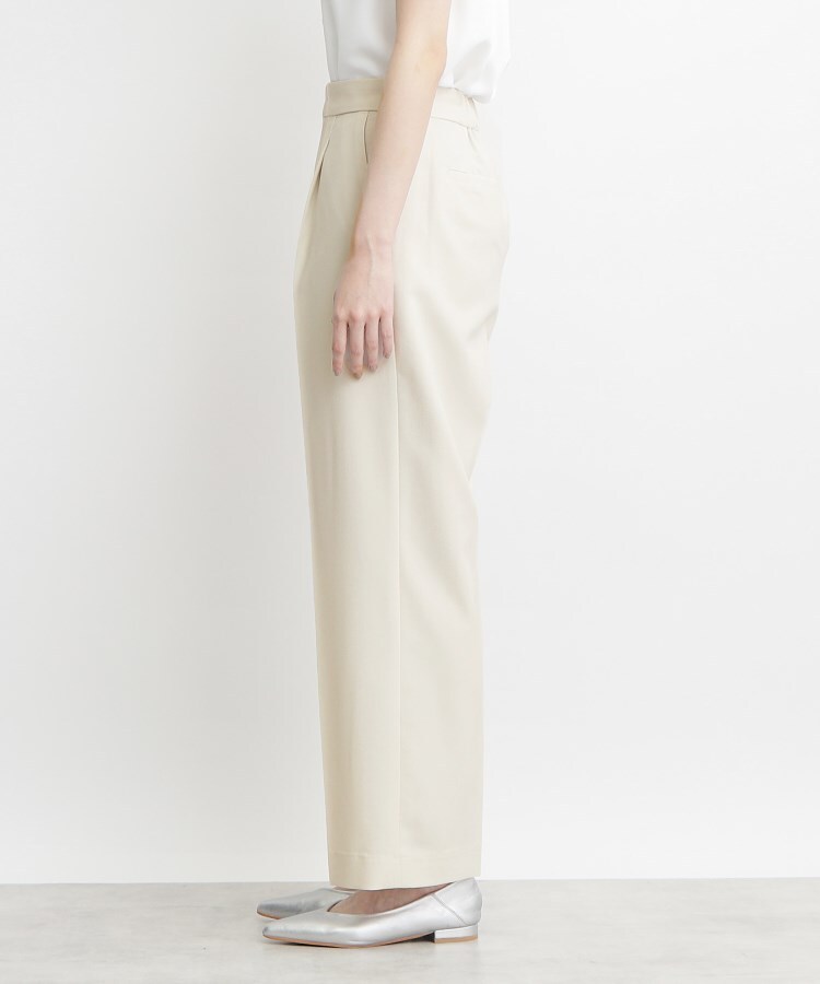 ザ ショップ ティーケー（ウィメン）(THE SHOP TK(Women))の【イージーケア/洗濯機OK】美脚スラックスワイドパンツ8
