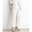 ザ ショップ ティーケー（ウィメン）(THE SHOP TK(Women))の【イージーケア/洗濯機OK】美脚スラックスワイドパンツ オフホワイト(003)