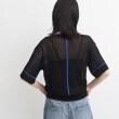 ザ ショップ ティーケー（ウィメン）(THE SHOP TK(Women))の【腕周りカバー】シアー配色ニット/洗える8