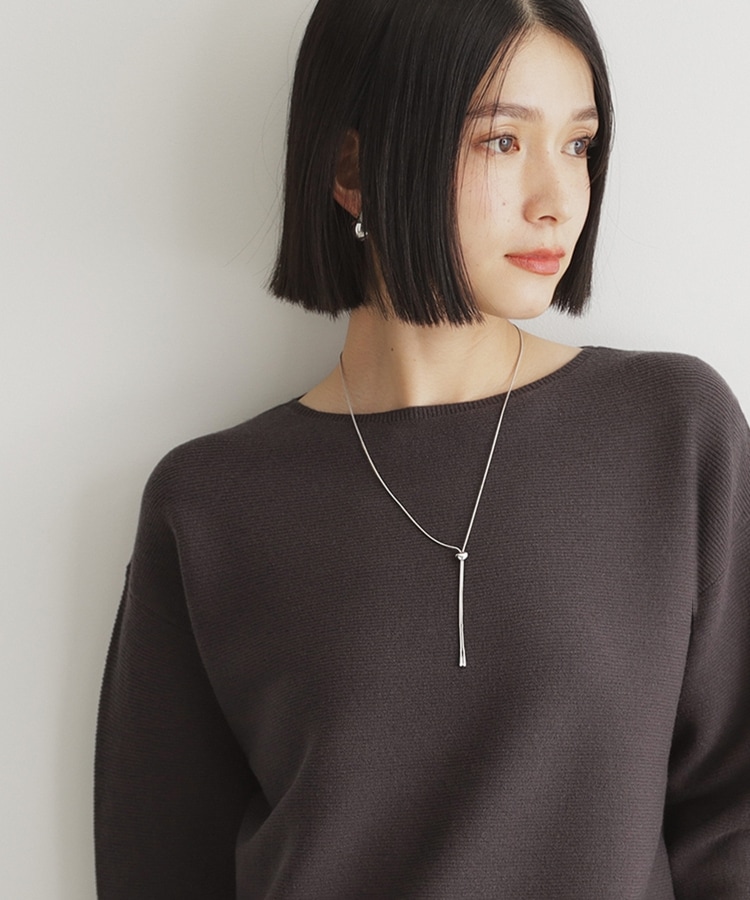 ザ ショップ ティーケー（ウィメン）(THE SHOP TK(Women))の【毛玉になりにくい/蓄熱性】春色_美人ガーターニット/洗える/体形カバー16