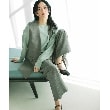 ザ ショップ ティーケー（ウィメン）(THE SHOP TK(Women))の【毛玉になりにくい/蓄熱性】春色_美人ガーターニット/洗える/体形カバー4
