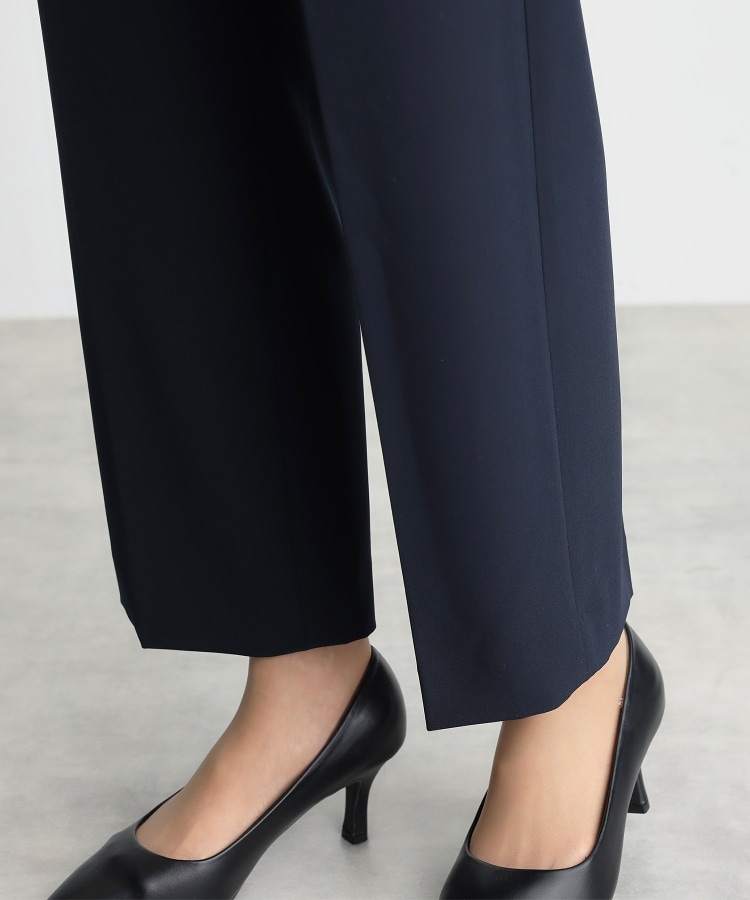 ザ ショップ ティーケー（ウィメン）(THE SHOP TK(Women))の【汚れ防止／シワになりにくい／セレモニー／通勤】ダブルクロスワイドパンツ／洗える／サスティナブル23