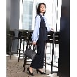 ザ ショップ ティーケー（ウィメン）(THE SHOP TK(Women))の【汚れ防止／シワになりにくい／セレモニー／通勤】ダブルクロスワイドパンツ／洗える／サスティナブル8
