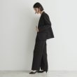 ザ ショップ ティーケー（ウィメン）(THE SHOP TK(Women))の【汚れ防止／シワになりにくい／セレモニー／通勤】ダブルクロスワイドパンツ／洗える／サスティナブル14