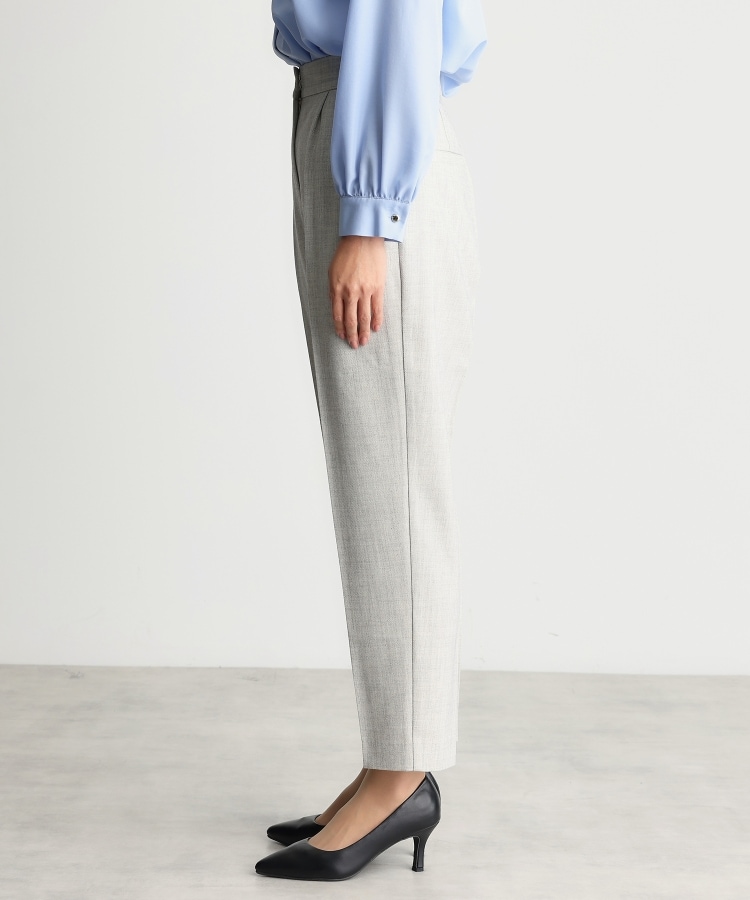 ザ ショップ ティーケー（ウィメン）(THE SHOP TK(Women))の【ONOFF活躍/セレモニー/通勤】杢調カルゼテーパードパンツ/洗える11