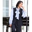 ザ ショップ ティーケー（ウィメン）(THE SHOP TK(Women))の【ONOFF活躍/セレモニー/通勤】ギャザーリボンタイブラウス/洗える3