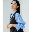 ザ ショップ ティーケー（ウィメン）(THE SHOP TK(Women))の【ONOFF活躍/セレモニー/通勤】袖プリーツバックシャーリングシャツ/洗える1