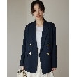 ザ ショップ ティーケー（ウィメン）(THE SHOP TK(Women))の【ONOFF活躍／セレモニー／通勤】CAVIAN Wブレストジャケット／洗える3