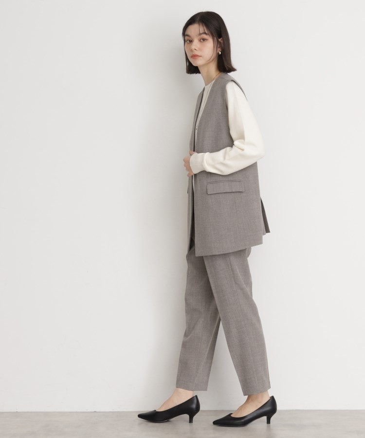 ザ ショップ ティーケー（ウィメン）(THE SHOP TK(Women))の【CAVIAN】ベーシックテーパードパンツ/洗濯機OK10
