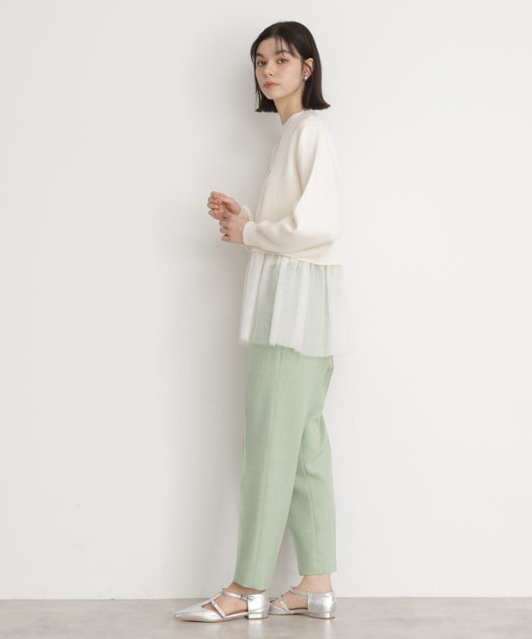 ザ ショップ ティーケー（ウィメン）(THE SHOP TK(Women))の【CAVIAN】ベーシックテーパードパンツ/洗濯機OK5