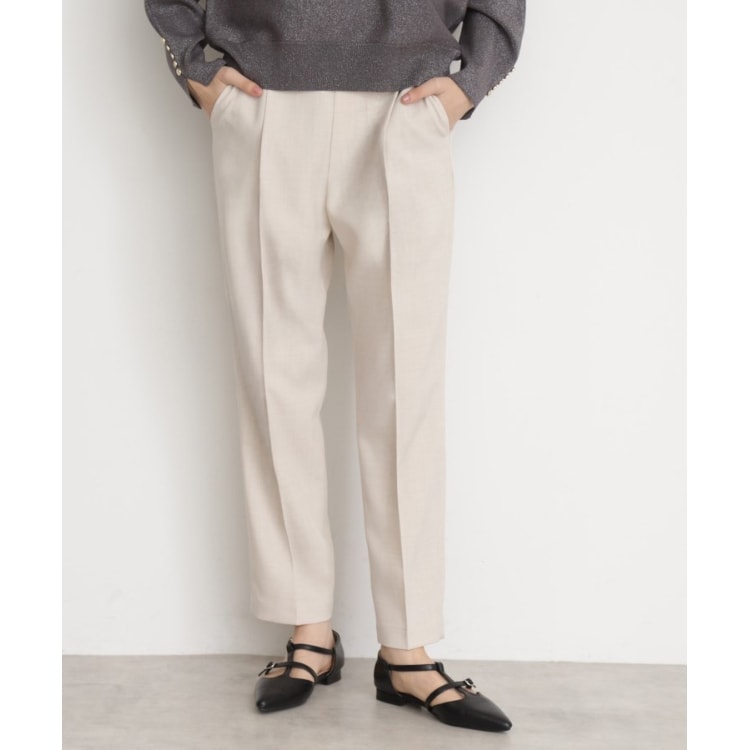 ザ ショップ ティーケー（ウィメン）(THE SHOP TK(Women))の【CAVIAN】ベーシックテーパードパンツ/洗濯機OK 6～9分丈パンツ