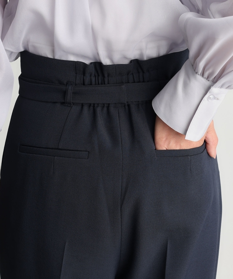 ザ ショップ ティーケー（ウィメン）(THE SHOP TK(Women))の【ONOFF活躍／セレモニー／通勤】CAVIAN タックワイドパンツ／洗える17