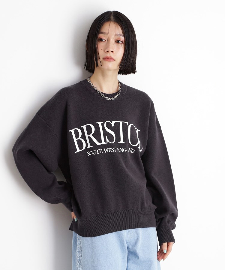 ザ ショップ ティーケー（ウィメン）(THE SHOP TK(Women))のスウェットライクロゴニット5