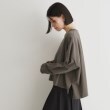 ザ ショップ ティーケー（ウィメン）(THE SHOP TK(Women))の微起毛天竺ロゴロンT6