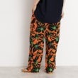 ザ ショップ ティーケー（ウィメン）(THE SHOP TK(Women))のレーヨンリネン総柄ワイドパンツ【洗える】2
