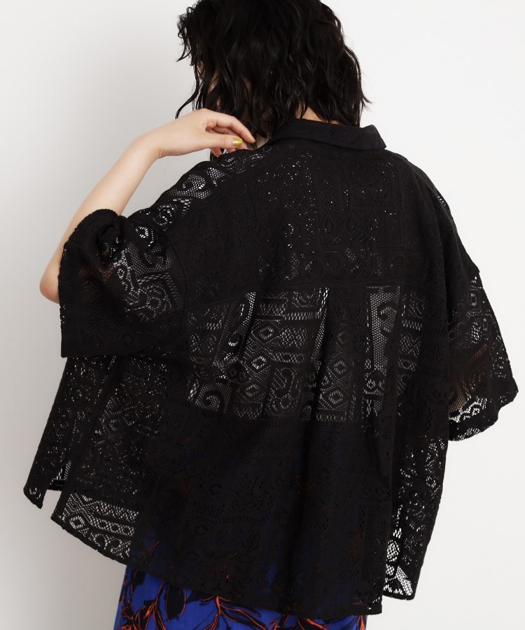 ザ ショップ ティーケー（ウィメン）(THE SHOP TK(Women))の総レースシャツ【洗える】5