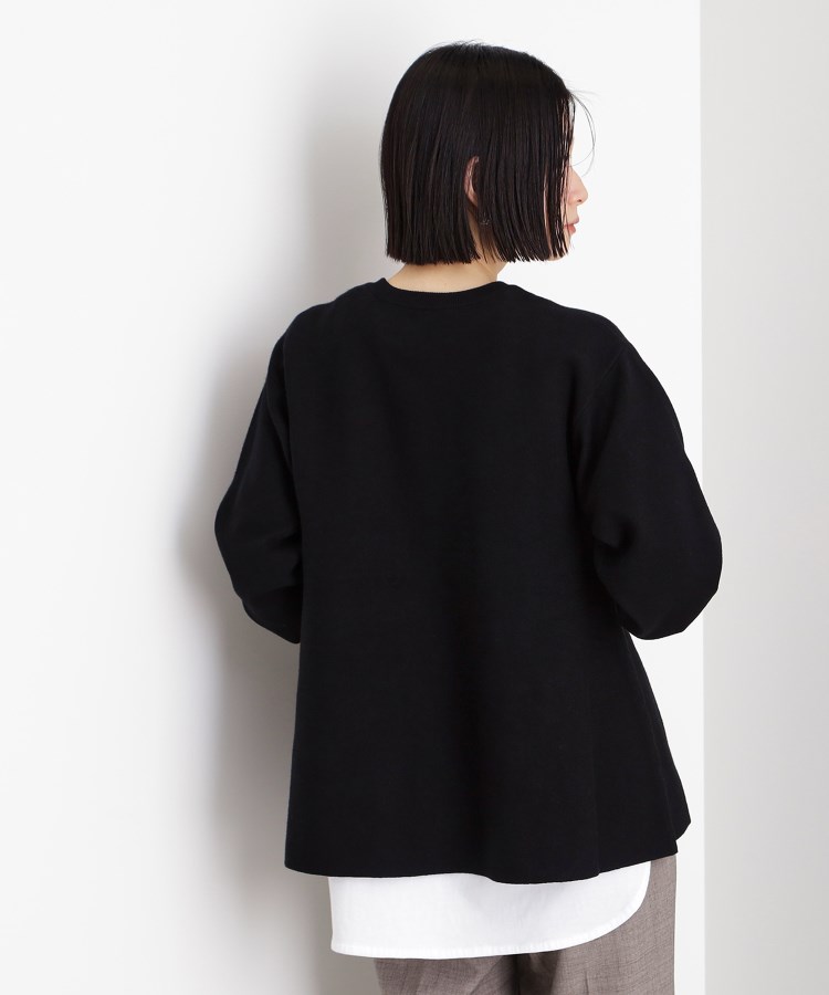 ザ ショップ ティーケー（ウィメン）(THE SHOP TK(Women))の【体形カバー】総針ペプラムニット/洗える10