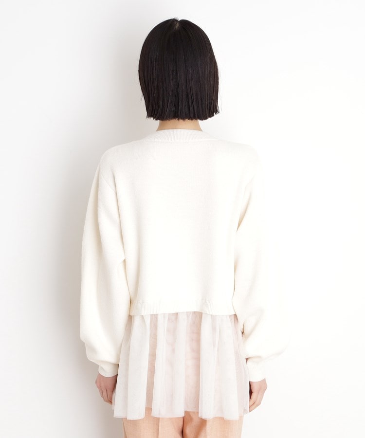 ザ ショップ ティーケー（ウィメン）(THE SHOP TK(Women))の裾チュールプルオーバー【洗える】15