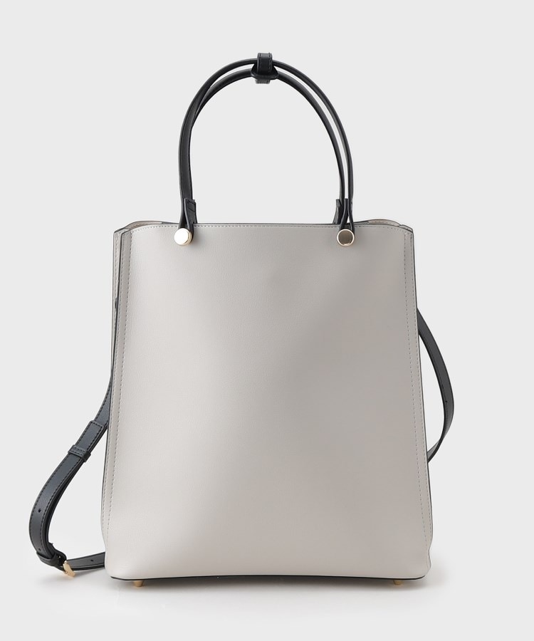 ザ ショップ ティーケー（ウィメン）(THE SHOP TK(Women))のA4縦型トートバッグ グレー(512)