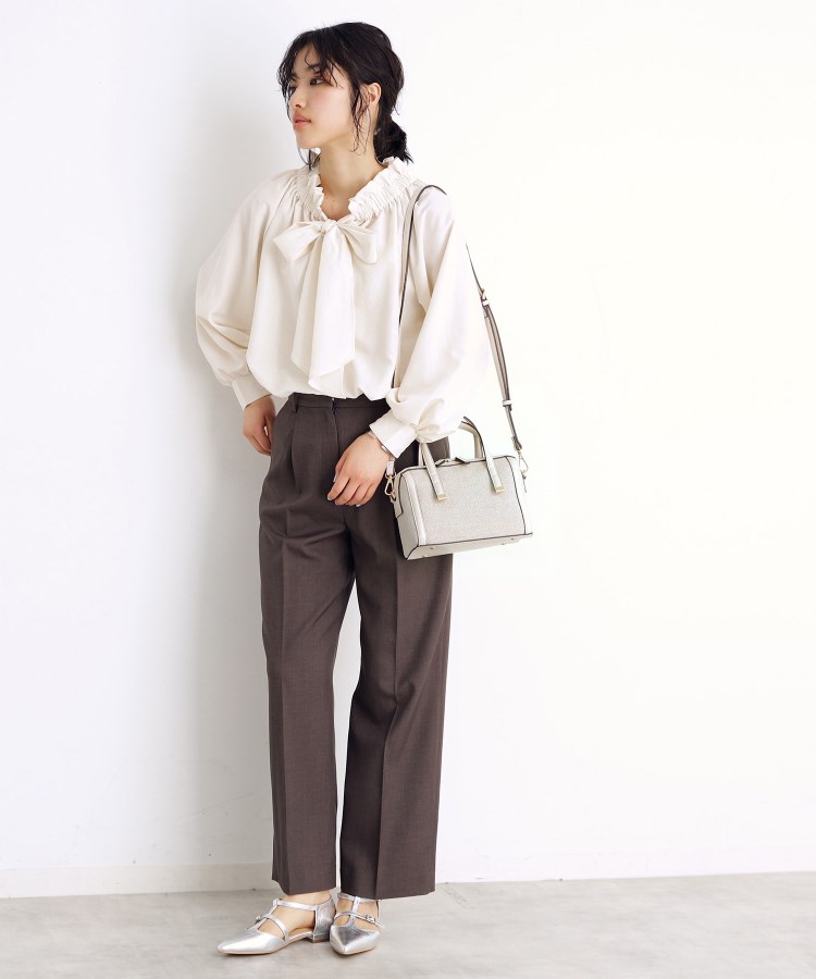 ザ ショップ ティーケー（ウィメン）(THE SHOP TK(Women))のキャンバス合皮コンビミニバッグ13