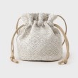 ザ ショップ ティーケー（ウィメン）(THE SHOP TK(Women))のラメ幾何柄ショルダー巾着バッグ1