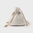 ザ ショップ ティーケー（ウィメン）(THE SHOP TK(Women))のラメ幾何柄ショルダー巾着バッグ2