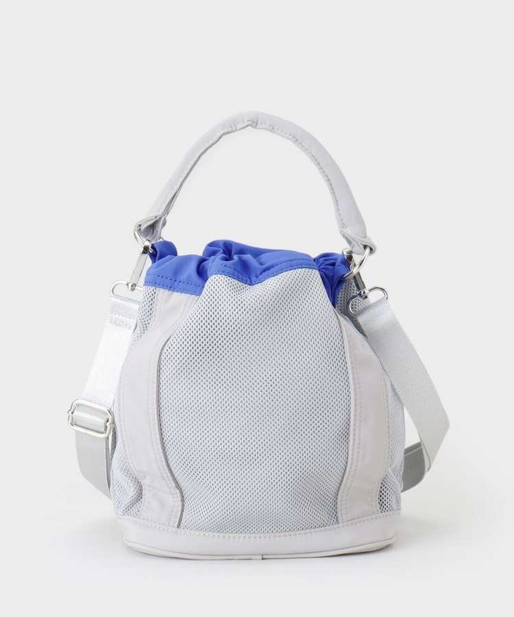 ザ ショップ ティーケー（ウィメン）(THE SHOP TK(Women))のメッシュナイロンコンビ巾着ショルダーバッグ3