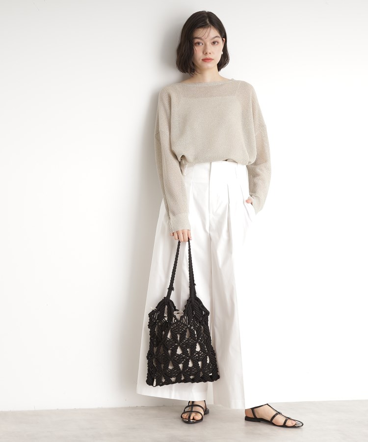 ザ ショップ ティーケー（ウィメン）(THE SHOP TK(Women))のマクラメトートバッグ10