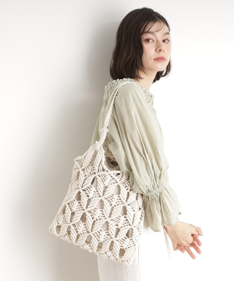 ザ ショップ ティーケー（ウィメン）(THE SHOP TK(Women))のマクラメトートバッグ11