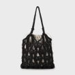 ザ ショップ ティーケー（ウィメン）(THE SHOP TK(Women))のマクラメトートバッグ ブラック(019)