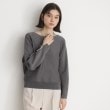 ザ ショップ ティーケー（ウィメン）(THE SHOP TK(Women))のドルマン袖釦ニット【洗濯機OK】 スミクロ(018)