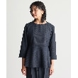 ザ ショップ ティーケー（ウィメン）(THE SHOP TK(Women))の【ONOFF活躍/セレモニー/通勤】杢調カルゼペプラムブラウス/洗える14