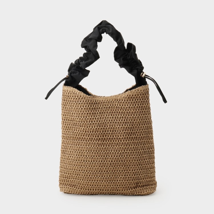 ザ ショップ ティーケー（ウィメン）(THE SHOP TK(Women))のタフタフリル雑材トート トートバッグ