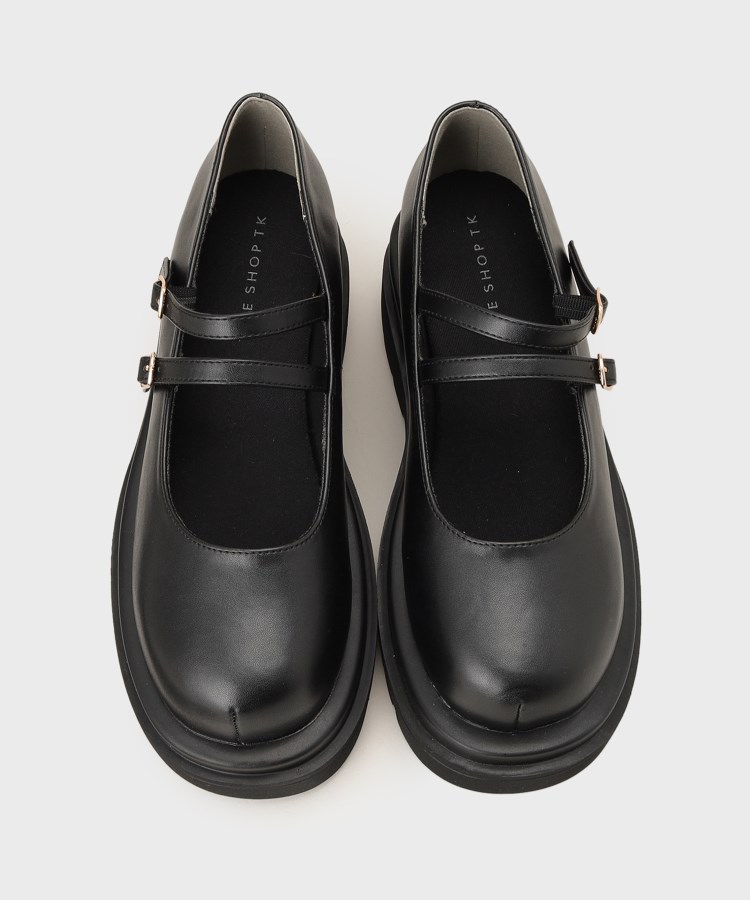 ザ ショップ ティーケー（ウィメン）(THE SHOP TK(Women))のダブルストラップ厚底シューズ4