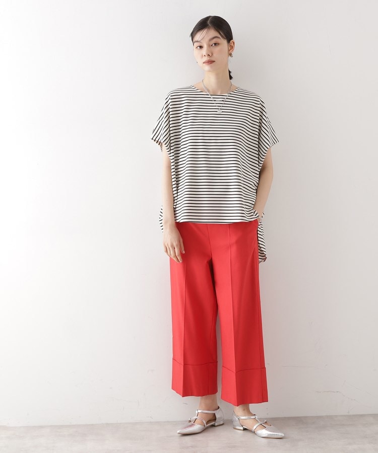 ザ ショップ ティーケー（ウィメン）(THE SHOP TK(Women))のポンチボリュームプルオーバー【体型カバー/洗える/シワになりにくい】3