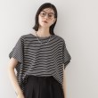 ザ ショップ ティーケー（ウィメン）(THE SHOP TK(Women))のポンチボリュームプルオーバー【体型カバー/洗える/シワになりにくい】 ネイビー(394)