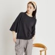 ザ ショップ ティーケー（ウィメン）(THE SHOP TK(Women))の【接触冷感/体型カバー】7分袖フレアニット/洗濯機OK/ＵＶケア11