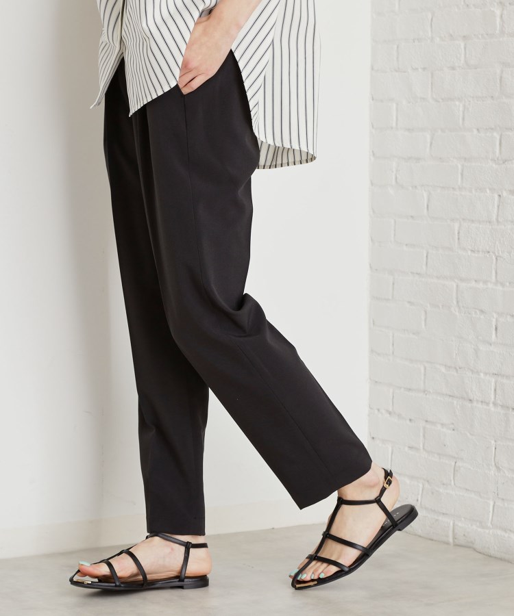 ザ ショップ ティーケー（ウィメン）(THE SHOP TK(Women))の【XS-XLサイズ】麻調テーパードパンツ/洗濯機OK/from the VOICE12