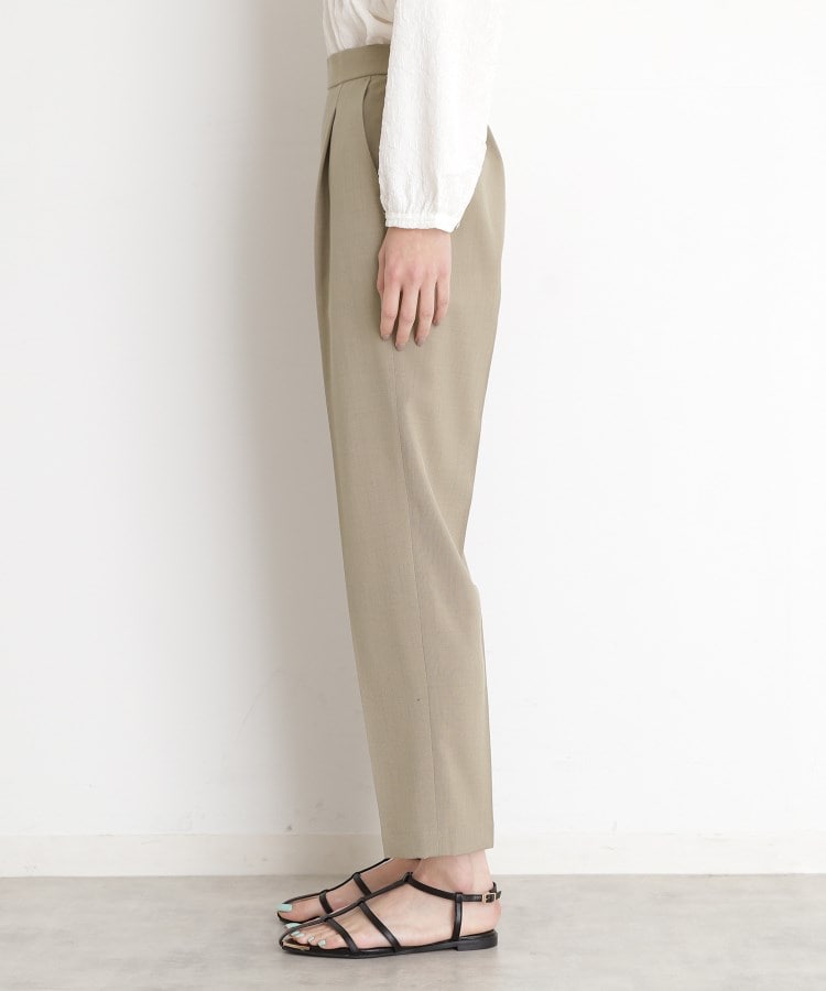 ザ ショップ ティーケー（ウィメン）(THE SHOP TK(Women))の【XS-XLサイズ】麻調テーパードパンツ/洗濯機OK/from the VOICE21