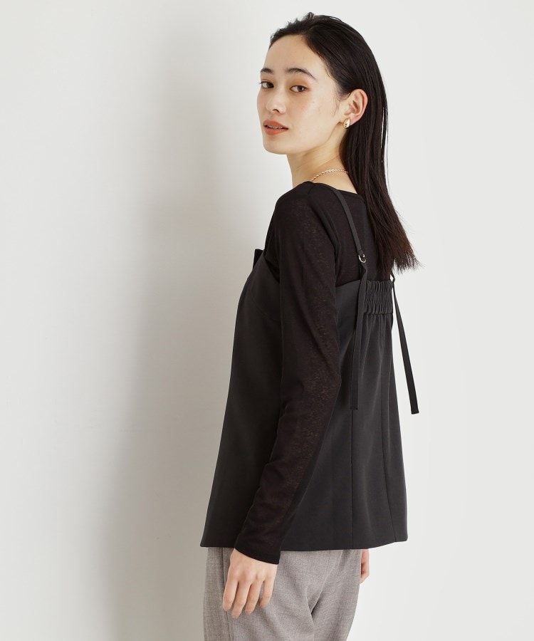 ザ ショップ ティーケー（ウィメン）(THE SHOP TK(Women))の麻調キャミビスチェ【洗濯機OK】6
