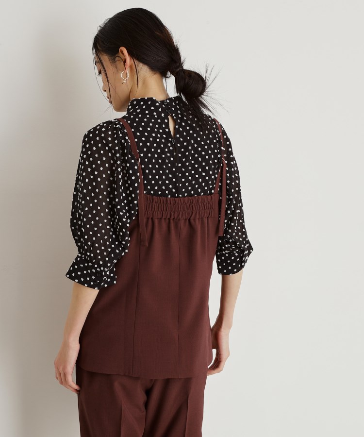 ザ ショップ ティーケー（ウィメン）(THE SHOP TK(Women))の麻調キャミビスチェ【洗濯機OK】10