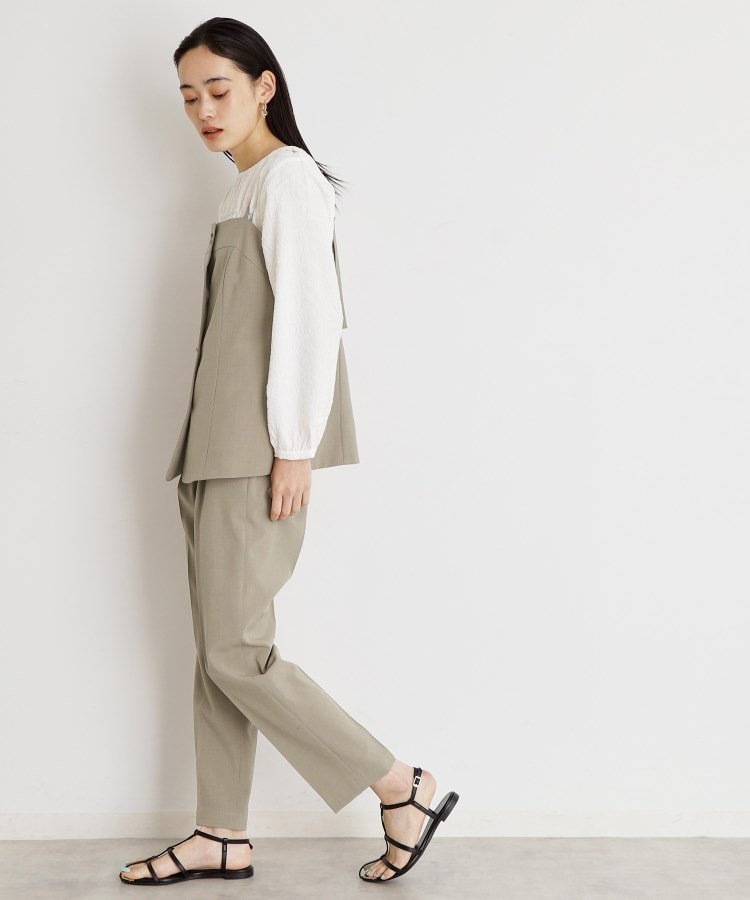 ザ ショップ ティーケー（ウィメン）(THE SHOP TK(Women))の麻調キャミビスチェ【洗濯機OK】15