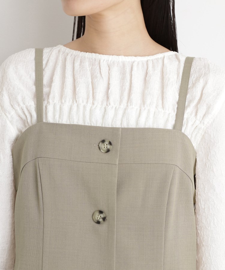 ザ ショップ ティーケー（ウィメン）(THE SHOP TK(Women))の麻調キャミビスチェ【洗濯機OK】20
