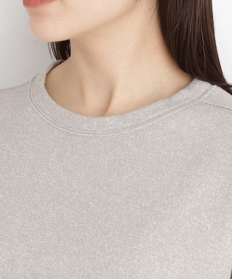 ザ ショップ ティーケー（ウィメン）(THE SHOP TK(Women))のラメ裏毛パフスリーブ【洗える】12