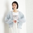 ザ ショップ ティーケー（ウィメン）(THE SHOP TK(Women))のシアー重ねカーディガン【洗える】5