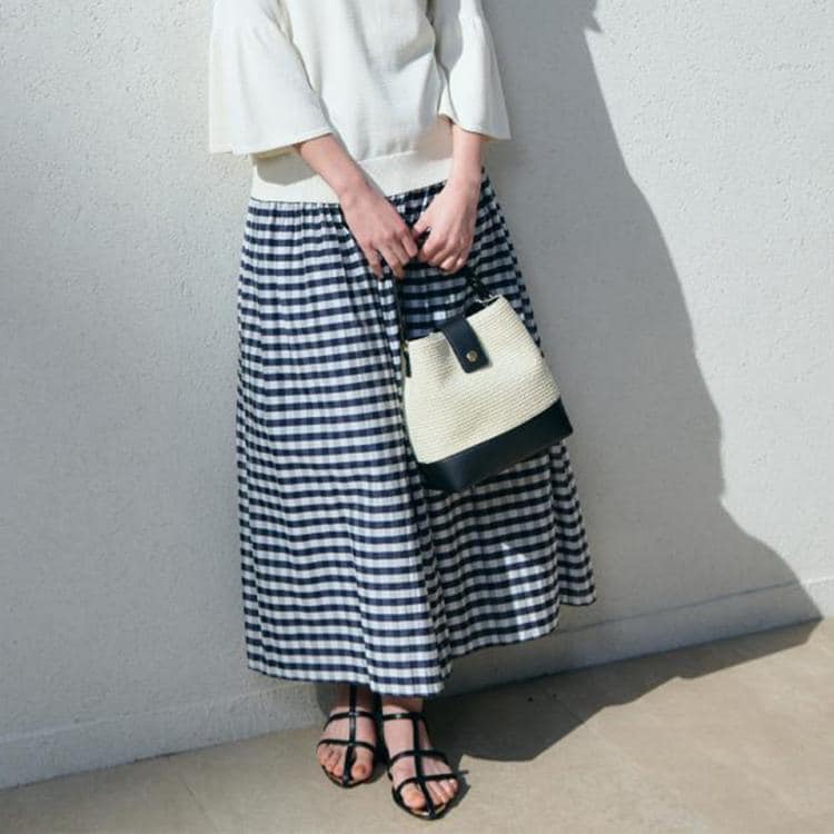 ザ ショップ ティーケー（ウィメン）(THE SHOP TK(Women))のリバーシブルスカート【洗える】 マキシ・ロングスカート