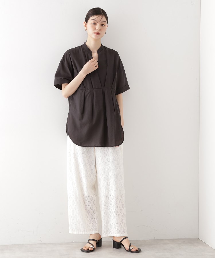 ザ ショップ ティーケー（ウィメン）(THE SHOP TK(Women))のウエストタックチュニック【体型カバー/洗濯機OK】7