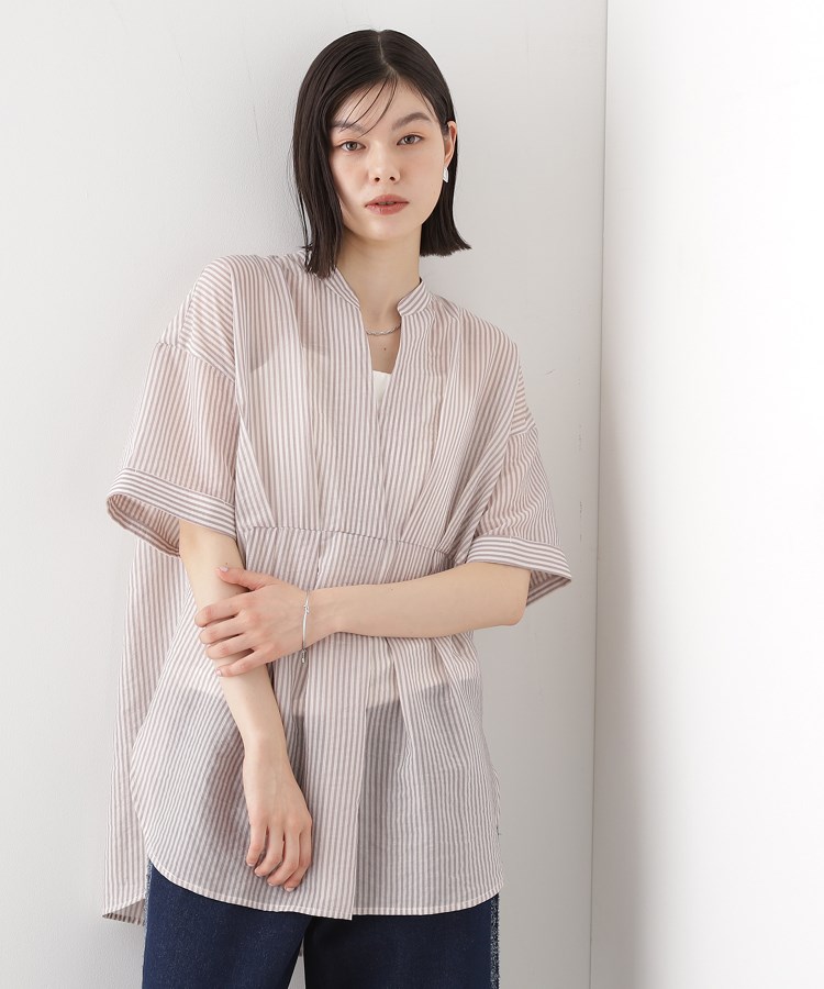 ザ ショップ ティーケー（ウィメン）(THE SHOP TK(Women))のウエストタックチュニック【体型カバー/洗濯機OK】9